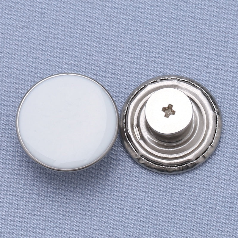 High-quality zinc metal jeans buttons for pants custom rivet button jeans metal logo-8
