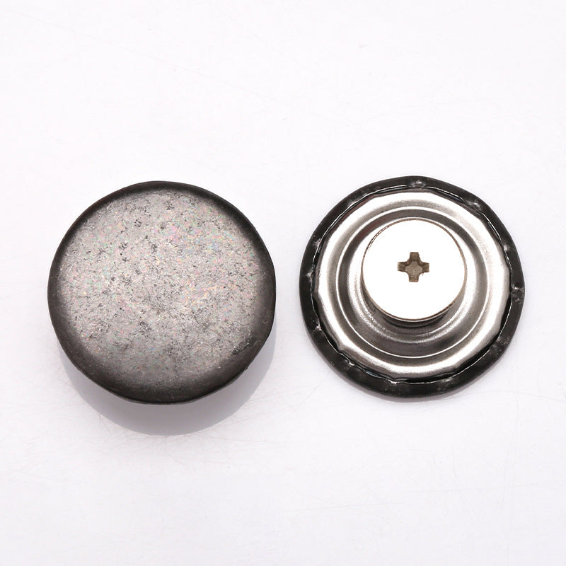 High-quality zinc metal jeans buttons for pants custom rivet button jeans metal logo-8