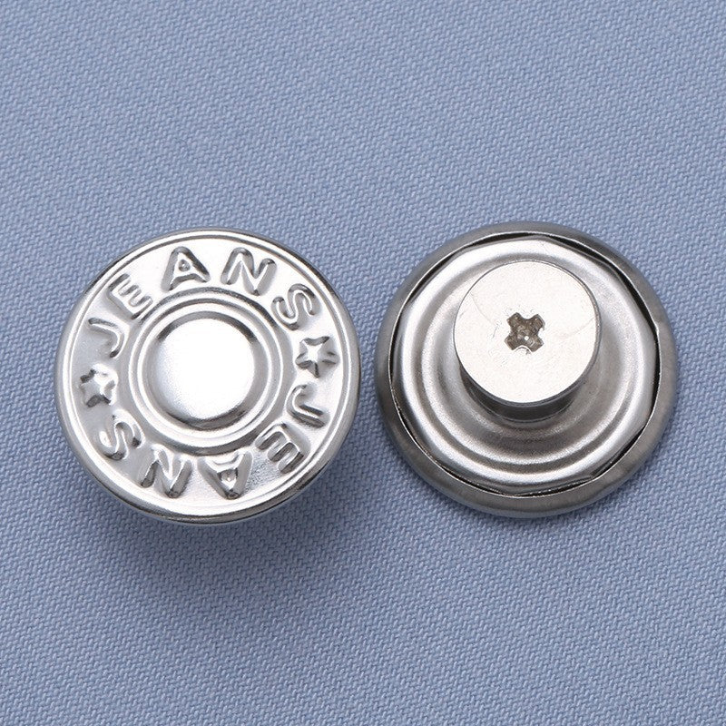 High-quality zinc metal jeans buttons for pants custom rivet button jeans metal logo-8
