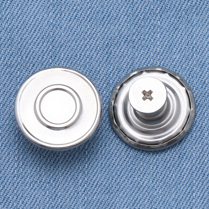 High-quality zinc metal jeans buttons for pants custom rivet button jeans metal logo-8