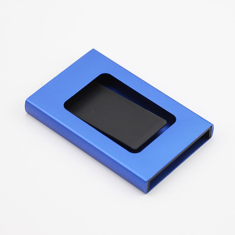 RFID Blocking Metal Stainless Steel Aluminum Credit Card Holder portable wallet case