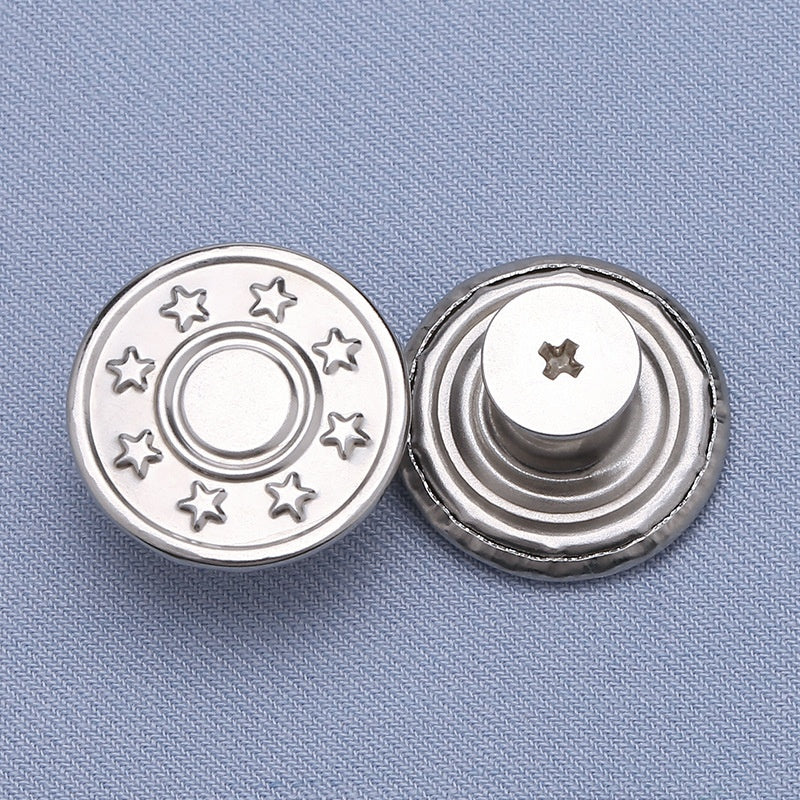 High-quality zinc metal jeans buttons for pants custom rivet button jeans metal logo-8