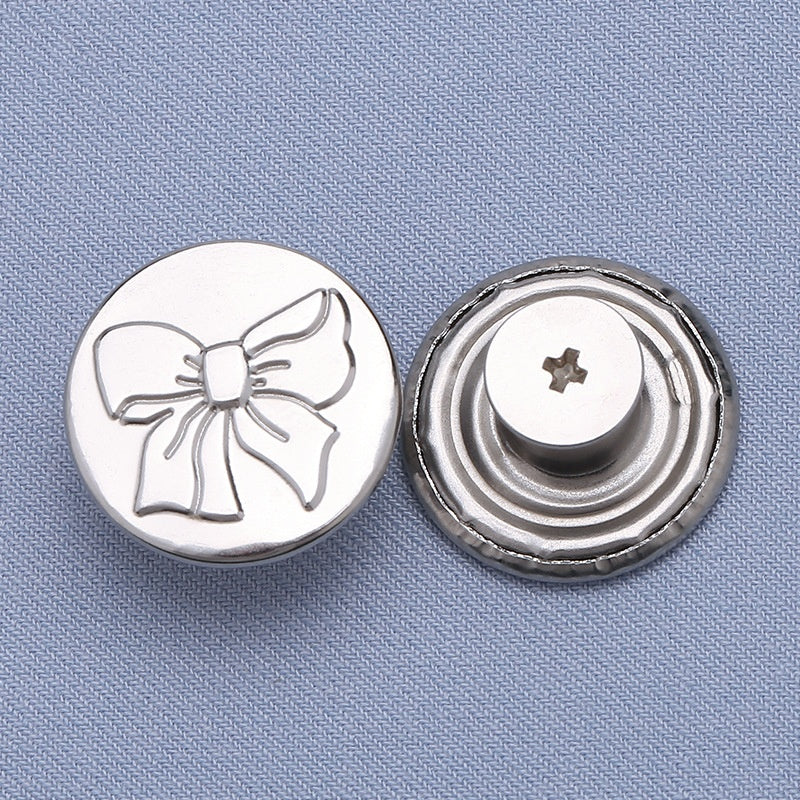 High-quality zinc metal jeans buttons for pants custom rivet button jeans metal logo-8