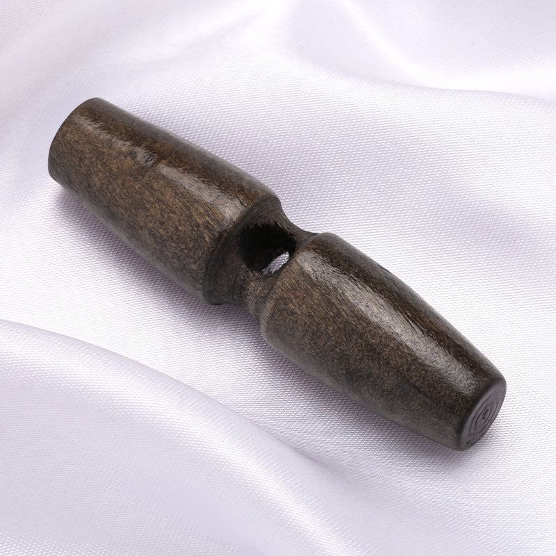 Wholesale Wooden Oval Shape Buttons Oval Wooden Coat Button with Two Holes-81