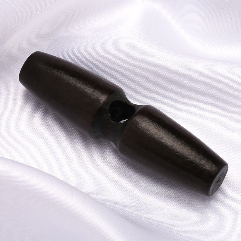 Wholesale Wooden Oval Shape Buttons Oval Wooden Coat Button with Two Holes-81