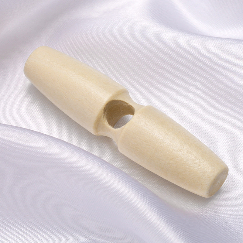 Wholesale Wooden Oval Shape Buttons Oval Wooden Coat Button with Two Holes-81