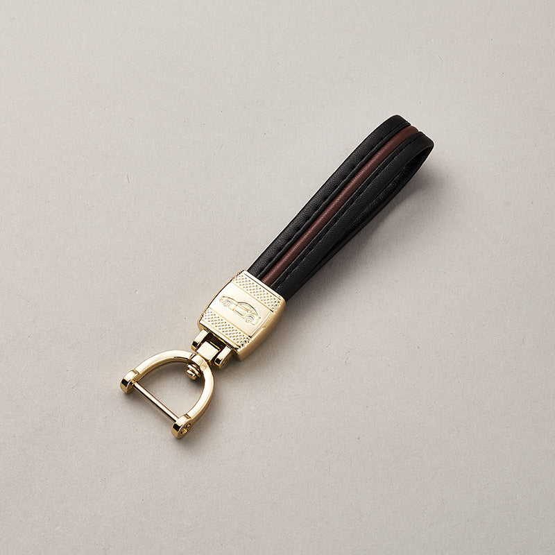 Custom Gift Car Keychain Leather Zinc Alloy Car Keychain Leather Keychain-82