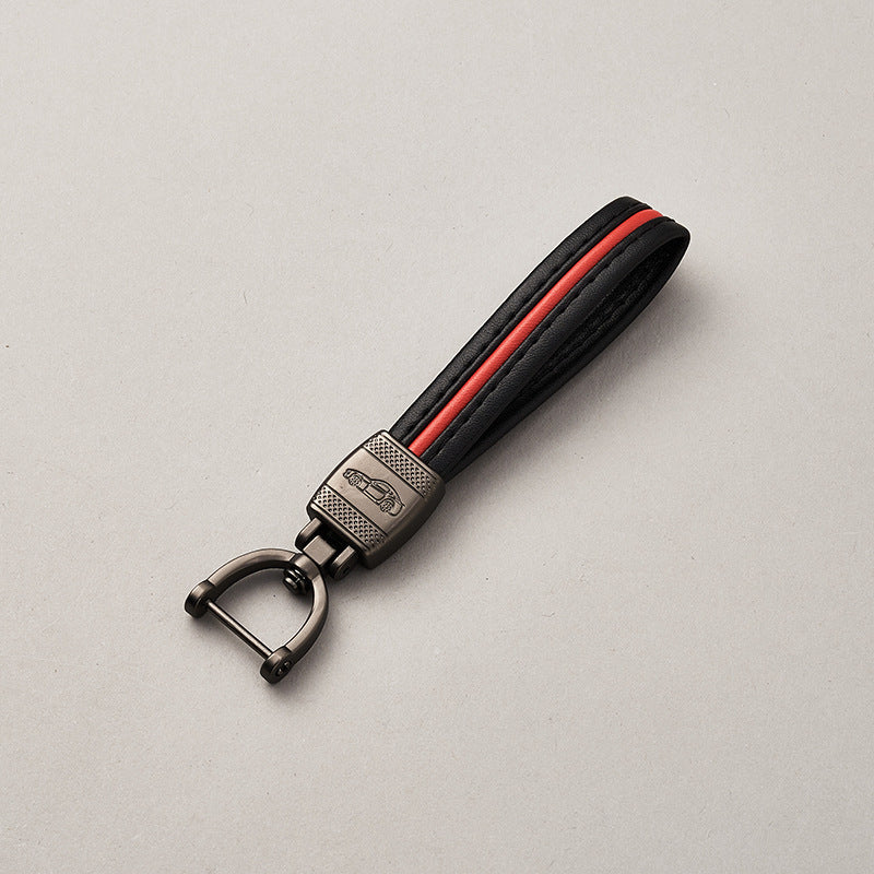 Custom Gift Car Keychain Leather Zinc Alloy Car Keychain Leather Keychain-82