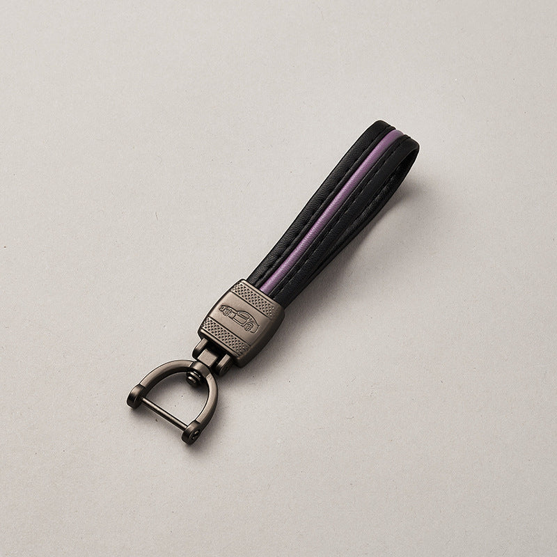 Custom Gift Car Keychain Leather Zinc Alloy Car Keychain Leather Keychain-82