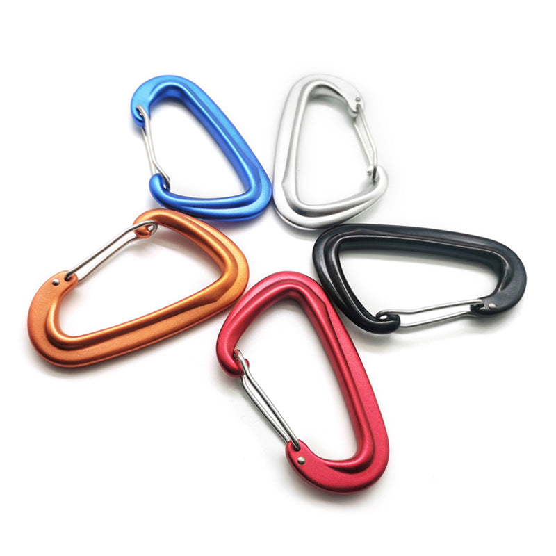 Aluminum screw locking swivel carabiner-82