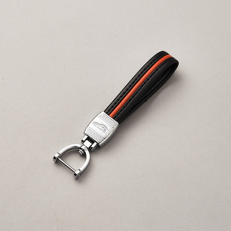 Custom Gift Car Keychain Leather Zinc Alloy Car Keychain Leather Keychain-82