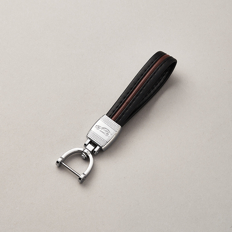 Custom Gift Car Keychain Leather Zinc Alloy Car Keychain Leather Keychain-82