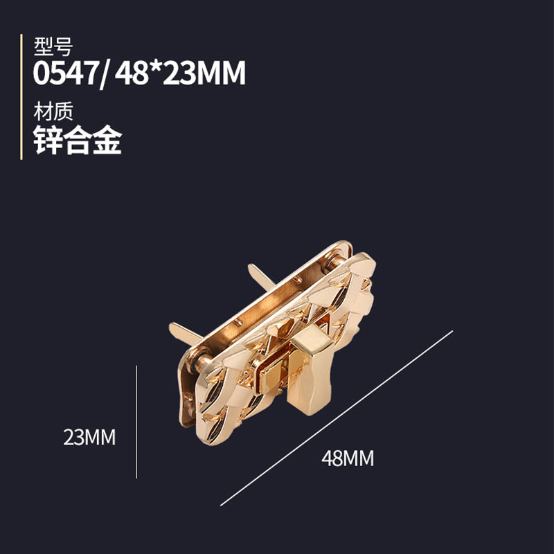 newest style factory manufacture bag hardware accessories metal turn locks for purse-83