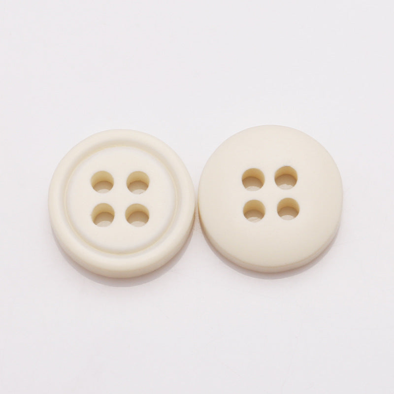 Wholesale Custom Buttons Candy Dyeing New 4 Holes Polyester Button Round Resin Buttons-83