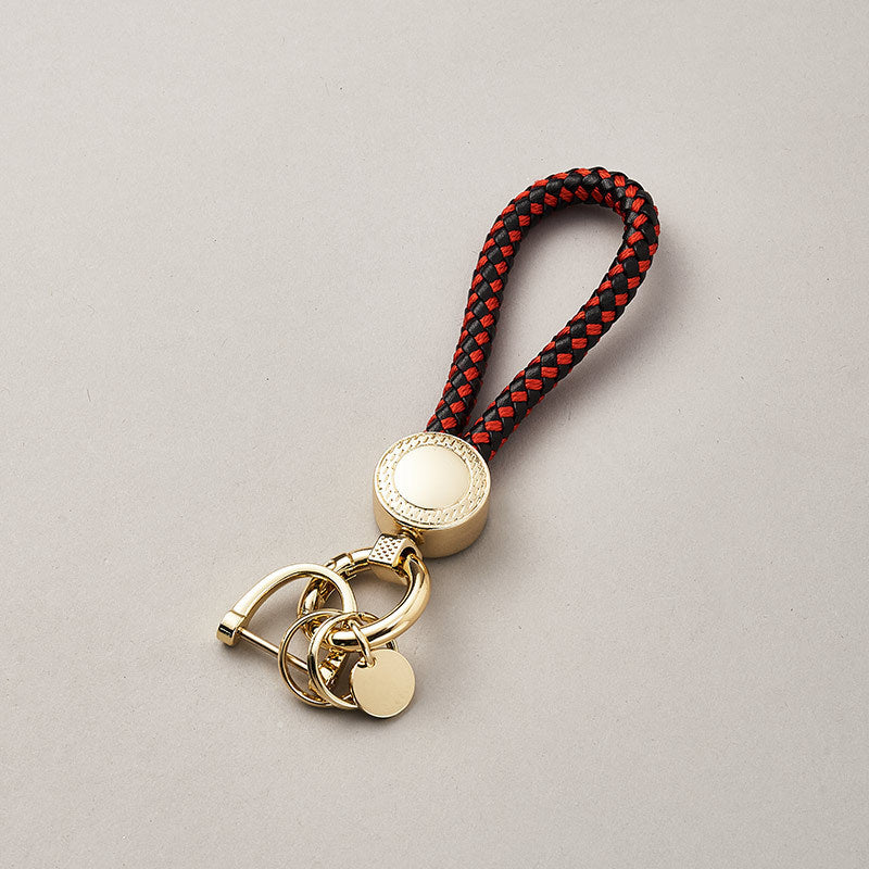 Colors Fashion Business Gift Leather Key Chain Men Women Car Key Strap Waist Wallet KeyChains Keyrings PU Leather Keychain-84