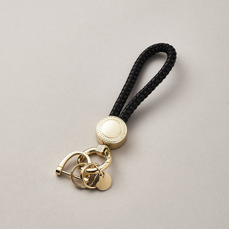Colors Fashion Business Gift Leather Key Chain Men Women Car Key Strap Waist Wallet KeyChains Keyrings PU Leather Keychain-84