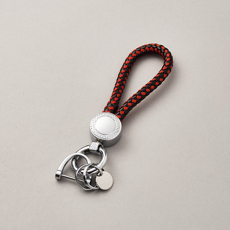 Colors Fashion Business Gift Leather Key Chain Men Women Car Key Strap Waist Wallet KeyChains Keyrings PU Leather Keychain-84