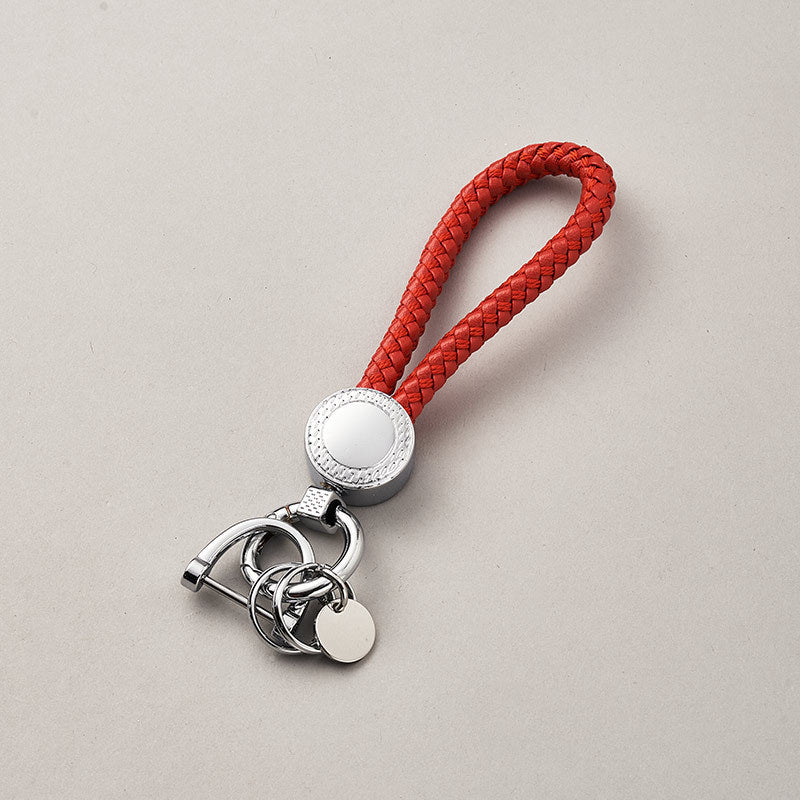 Colors Fashion Business Gift Leather Key Chain Men Women Car Key Strap Waist Wallet KeyChains Keyrings PU Leather Keychain-84