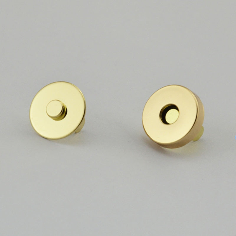 10 14 18mm Coppery Round Magnetic Snaps Bag Strong Magnetic Button Clasps-86