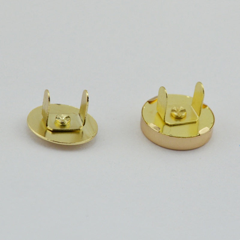 10 14 18mm Coppery Round Magnetic Snaps Bag Strong Magnetic Button Clasps-86