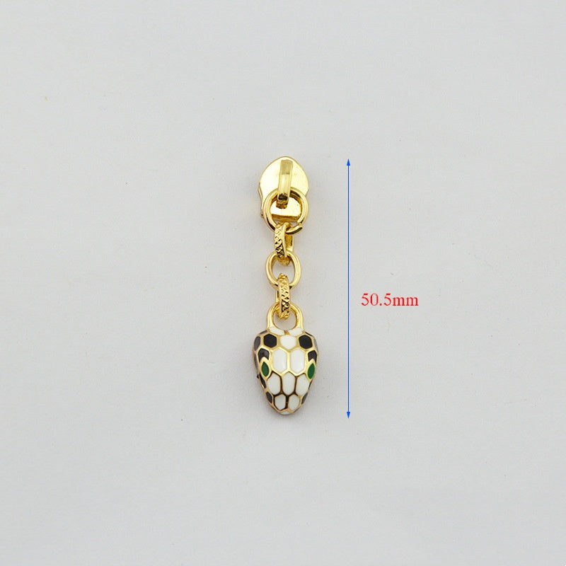Bag accessories snake head pendant tag shoes zipper shoe buckle shoe material clothing accessories-87