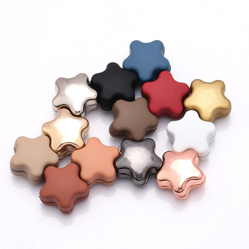 Wholesale Round Magnetic Hijab Pins for Muslim Scarf Colorful Hijab Pins Magnet-87