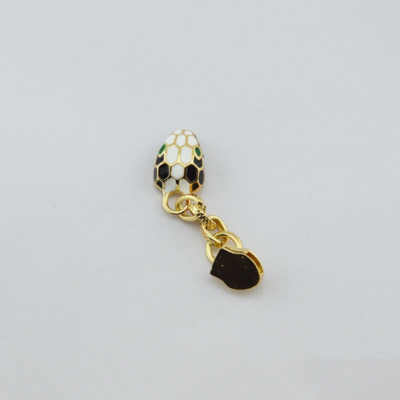 Bag accessories snake head pendant tag shoes zipper shoe buckle shoe material clothing accessories-87