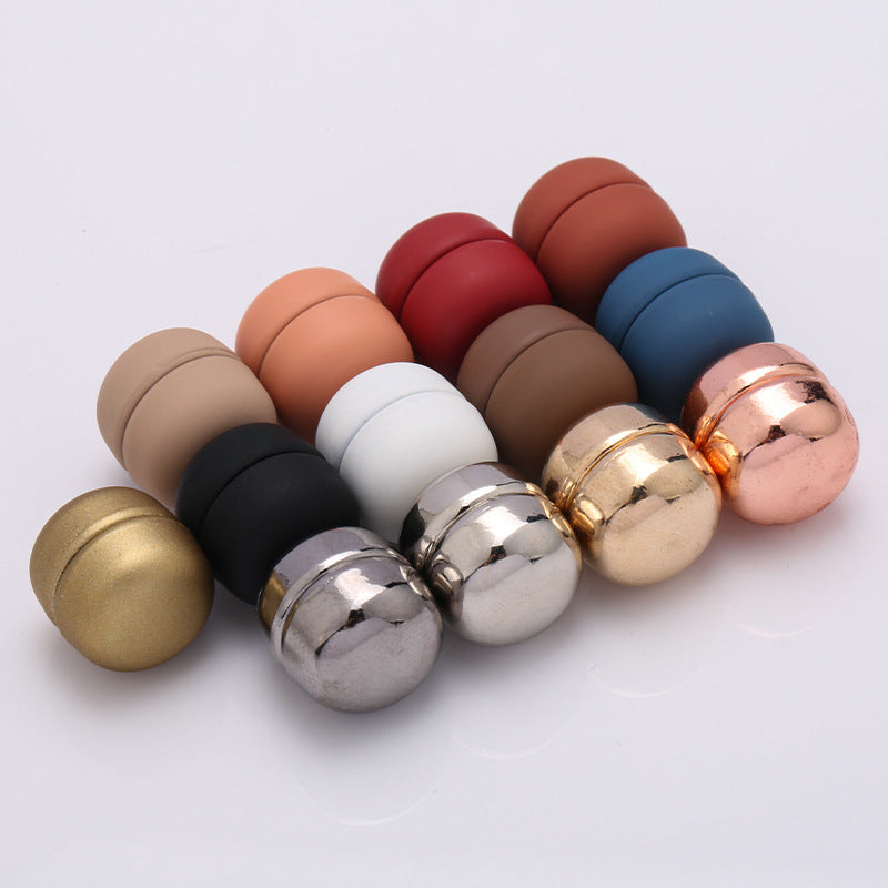 Wholesale Round Magnetic Hijab Pins for Muslim Scarf Colorful Hijab Pins Magnet-87