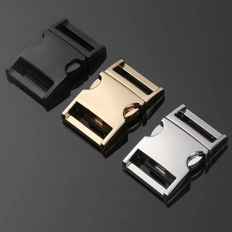 38Mm Belt Brass Custom Logo Quick Gold Metal Side Release Buckles Wholesale For Leather Bracelets-9