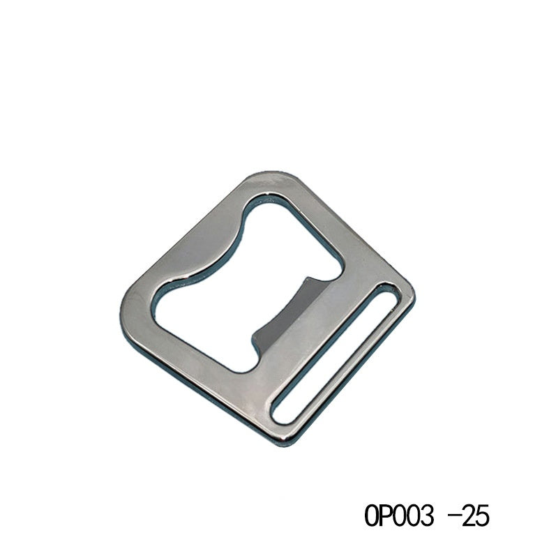Zinc Alloy Strap leather bottle opener keychain custom logo Stainless Steel Mini Bottle Opener-9