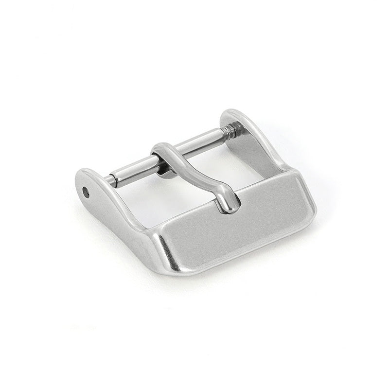 Silver Stainless Steel Watch Band Watch 18mm 20mm Tongue Polished-9