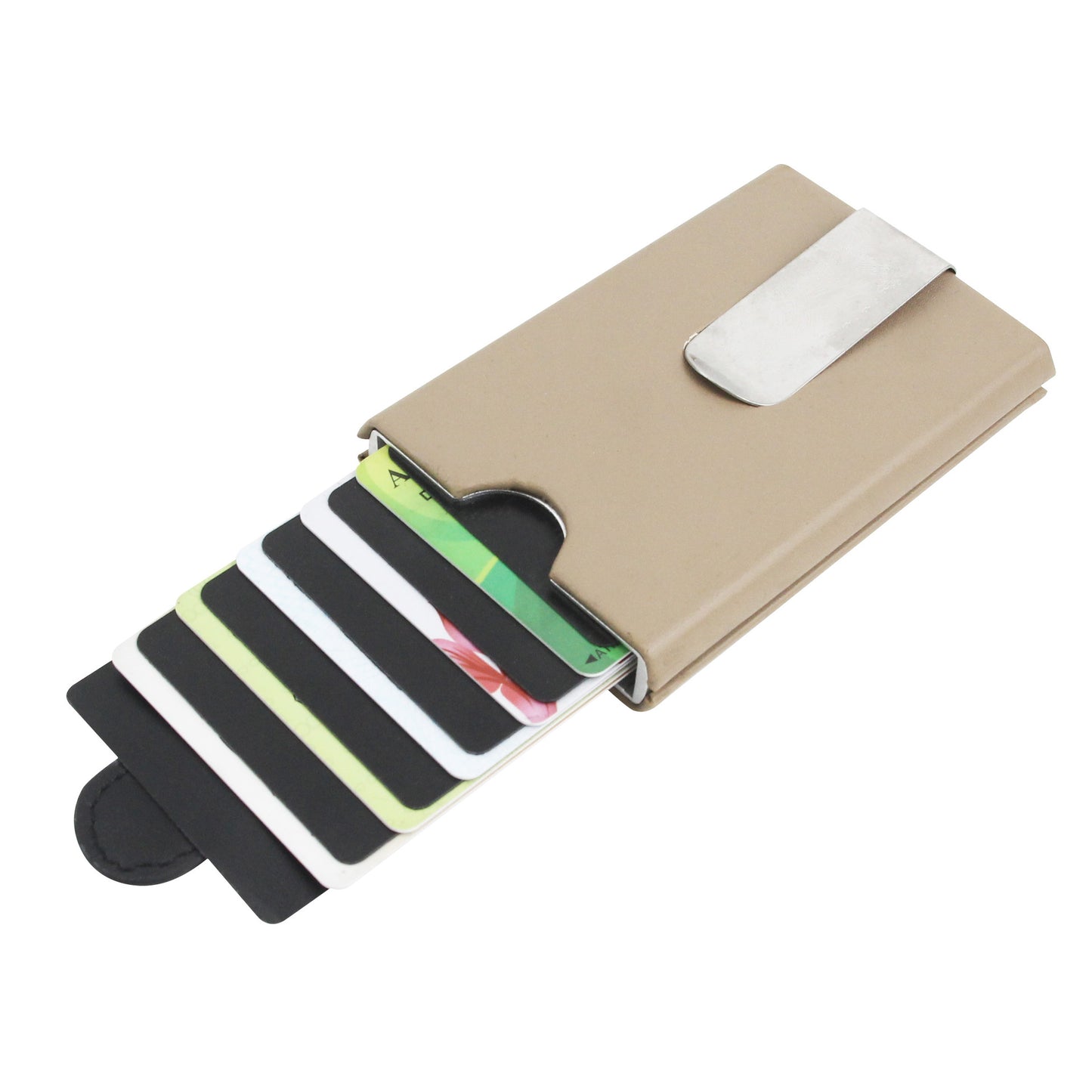 RFID Minimalist Slim Wallet PU leather Credit Card Holder Front Pocket Wallet