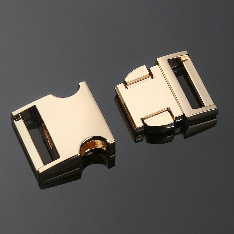 38Mm Belt Brass Custom Logo Quick Gold Metal Side Release Buckles Wholesale For Leather Bracelets-9