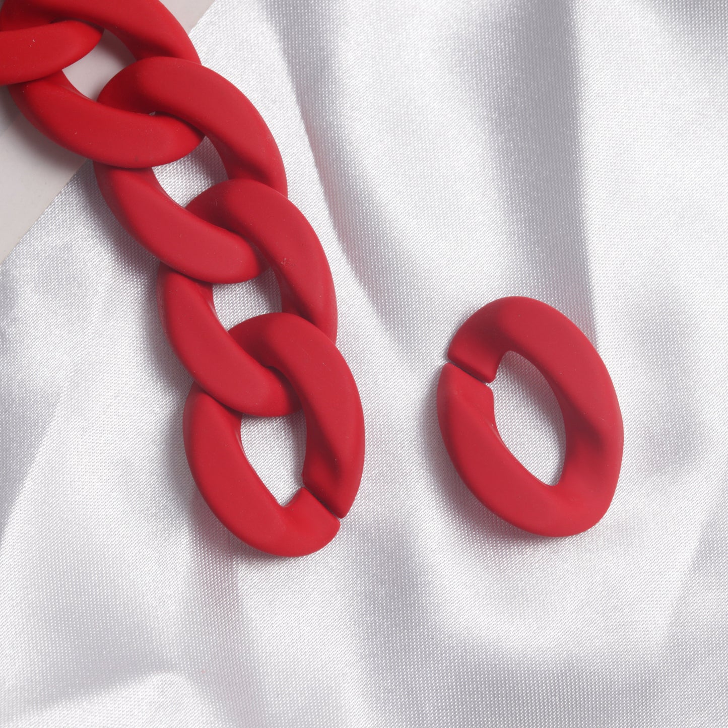 22mm*30mm Acrylic Multi Color Twisted Chain Links for Jewelry Making DIY Bracelet Necklace Earrings Accessories-9
