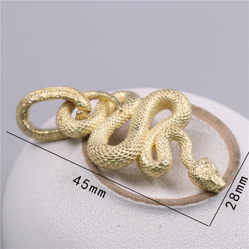 Brass Snake Key Pendant wholesale snake keychain-91