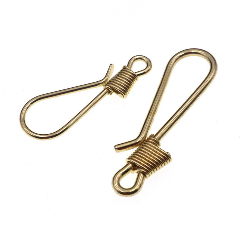 Brass Wire U Key Chain Hook Cloth Hook Clasp Ring Wallet Accessories-92