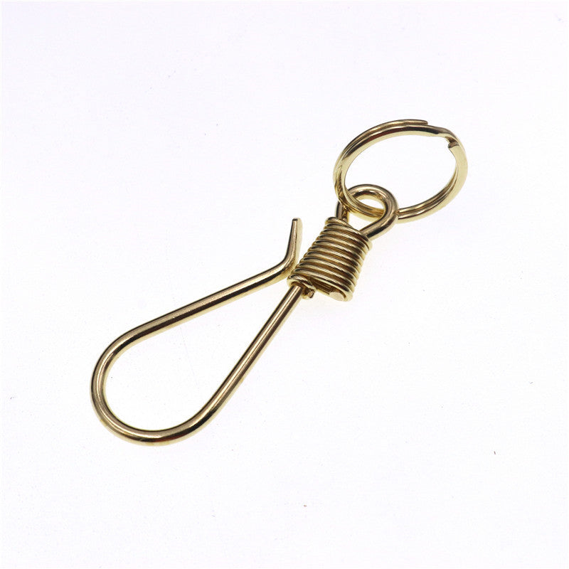 Brass Wire U Key Chain Hook Cloth Hook Clasp Ring Wallet Accessories-92