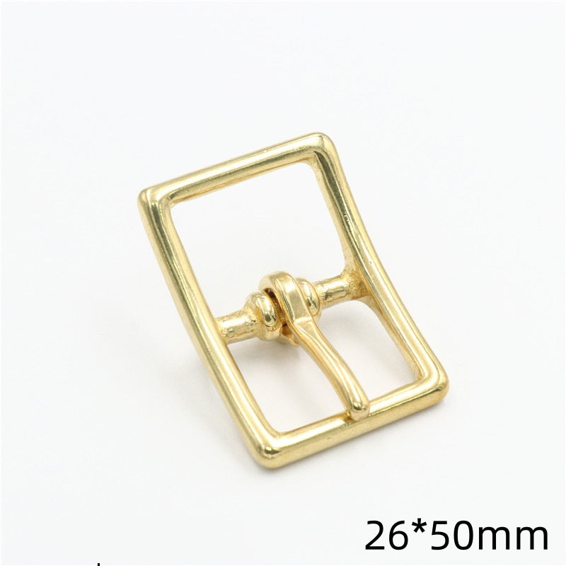 13-25mm Solid Brass Pin Belt Buckle Leather Strap-93
