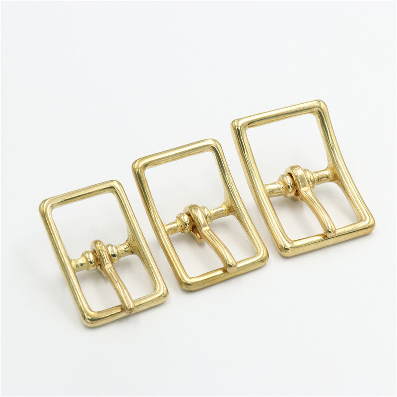 13-25mm Solid Brass Pin Belt Buckle Leather Strap-93