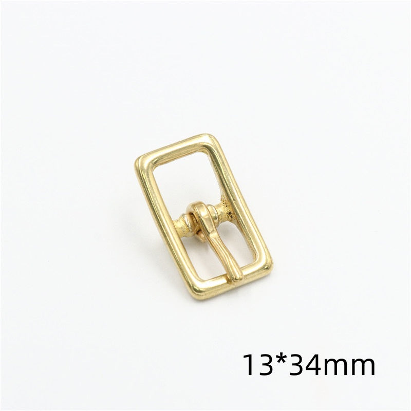 13-25mm Solid Brass Pin Belt Buckle Leather Strap-93