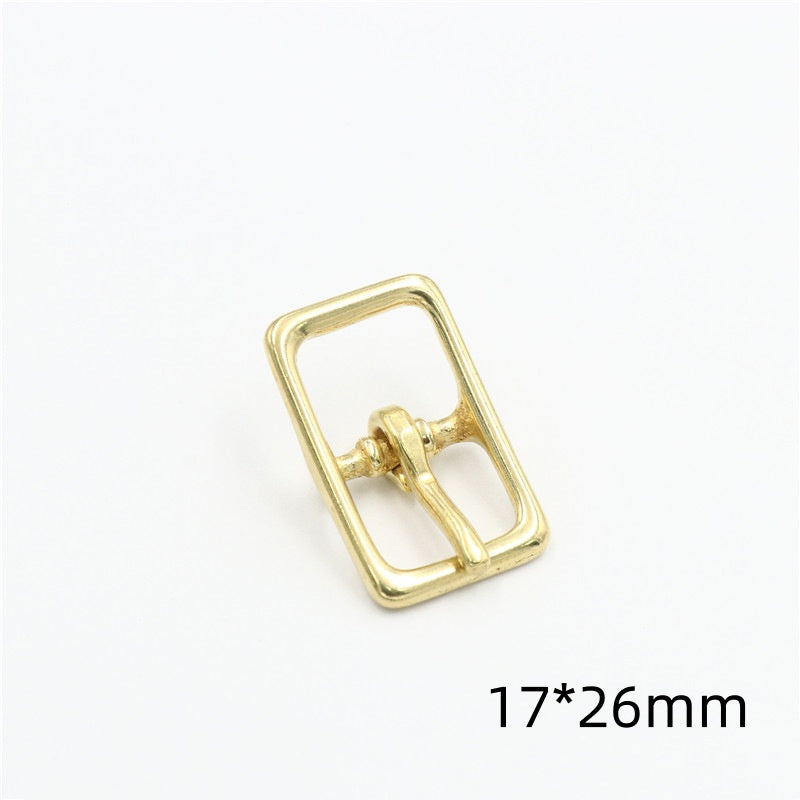 13-25mm Solid Brass Pin Belt Buckle Leather Strap-93
