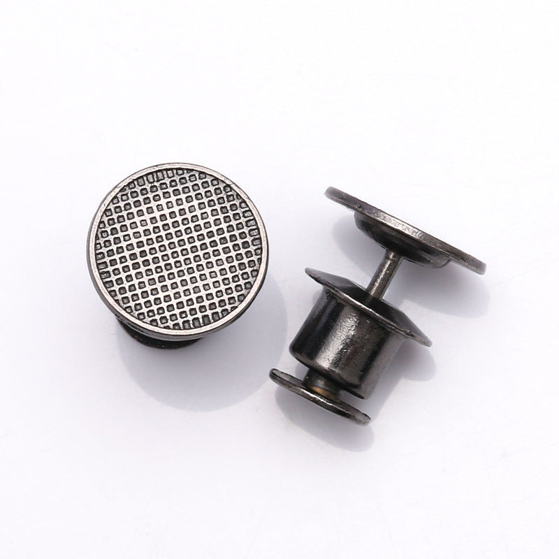 New Arrival Fashion Custom decorative accessories Logo Adjustable Brass Jeans Buttons And Rivets Pin Fasteners For Clothes-96