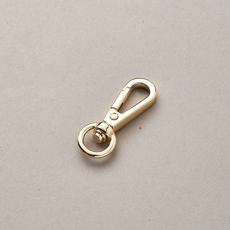 Dog hook keychain ring gold color for leash zinc bags 15 inch bag carabiner auto locking 38mm 25mm snap hook-97