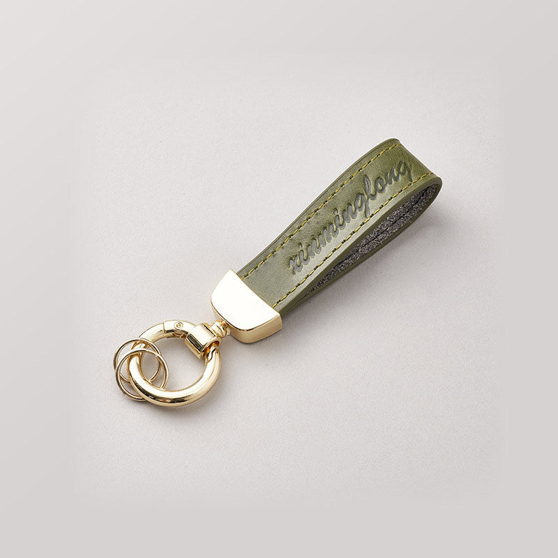 New design Premium Creative fashion handmade leather vintage cowhide car key chain small gift wholesale-98