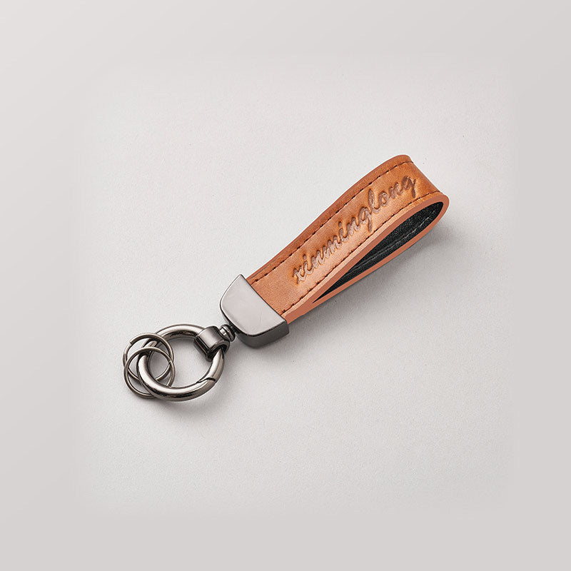 New design Premium Creative fashion handmade leather vintage cowhide car key chain small gift wholesale-98