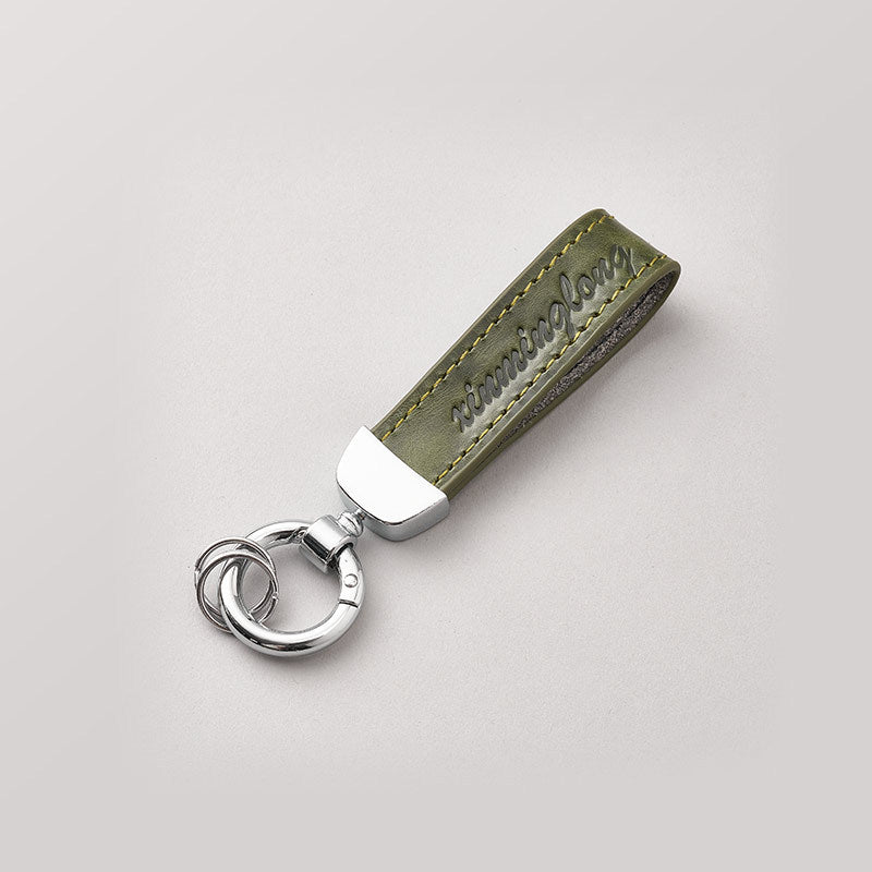 New design Premium Creative fashion handmade leather vintage cowhide car key chain small gift wholesale-98