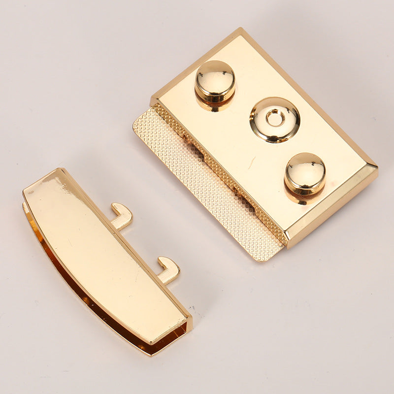 China Manufacturer Customize Secure Bag Accessories Push Lock Bag Buckle Lock-99