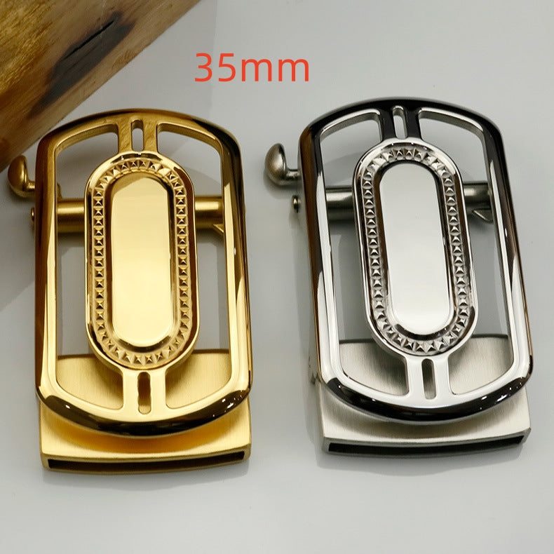 Stainless Steel 35MM Hot Sale Inner Size 35mm Stainless Steel Auto Belt Men Buckle