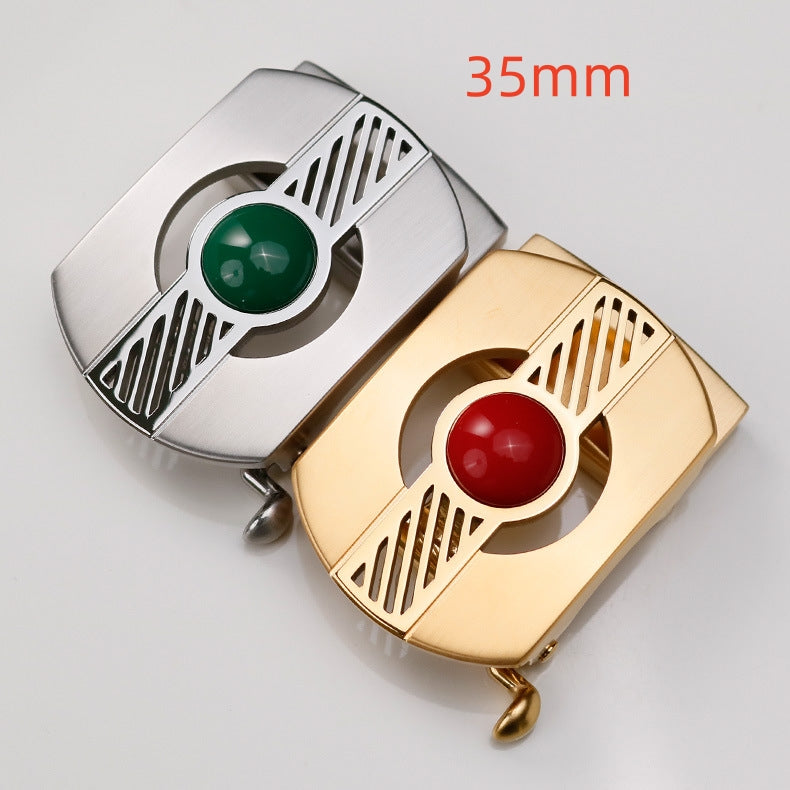 Stainless Steel 35MM Hot Sale Inner Size 35mm Stainless Steel Auto Belt Men Buckle