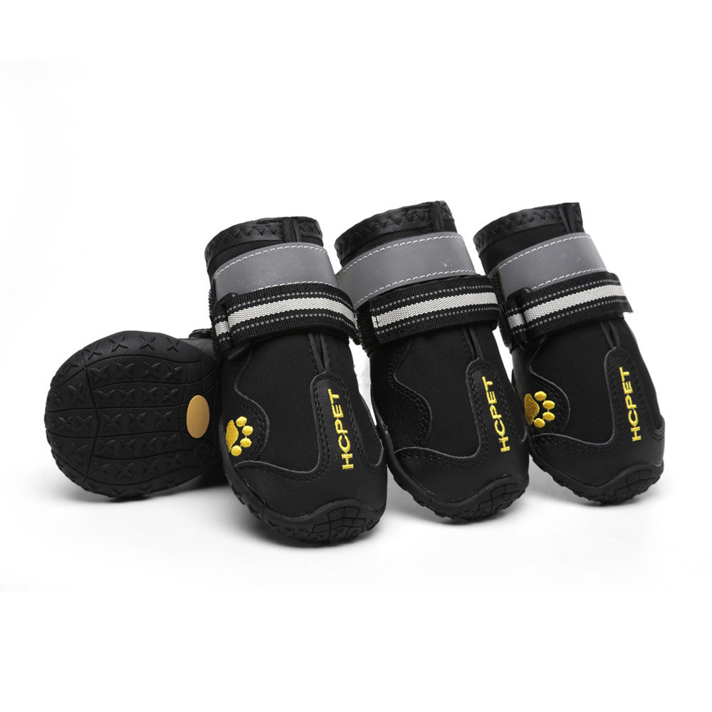 High Quality Outdoor Dog Shoes Waterproof Rubber Rain Boots Breathable Mesh Anti-slip Pet Sports Shoes for Dogs-1